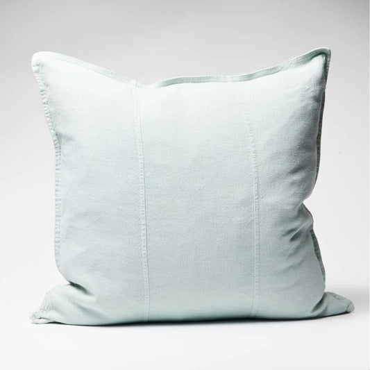 Luca Linen Cushion Sea Mist - Small Square