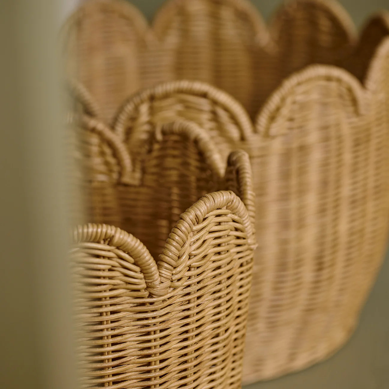 Mali Natural Rattan Basket - Small