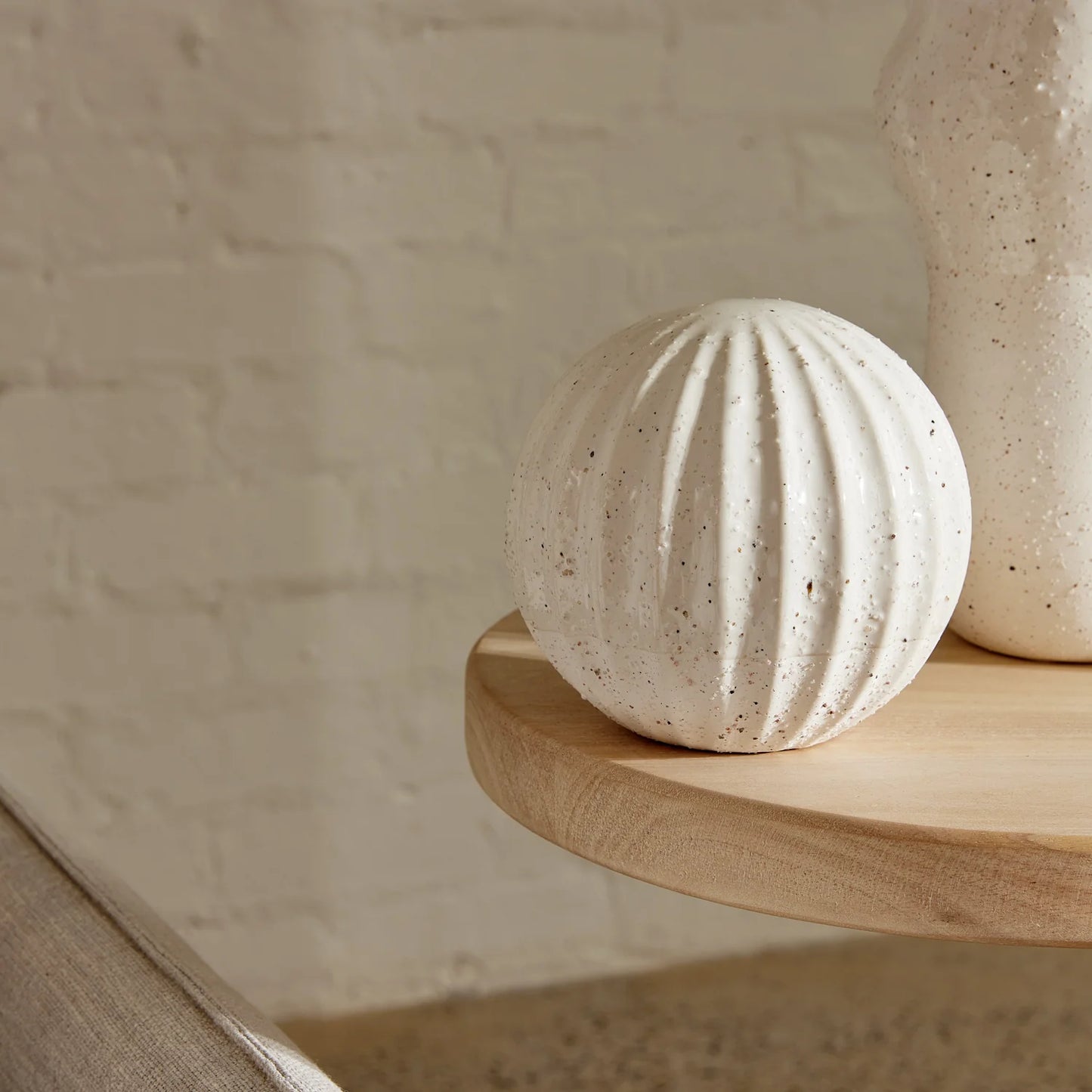 August Cream Decorative Ball