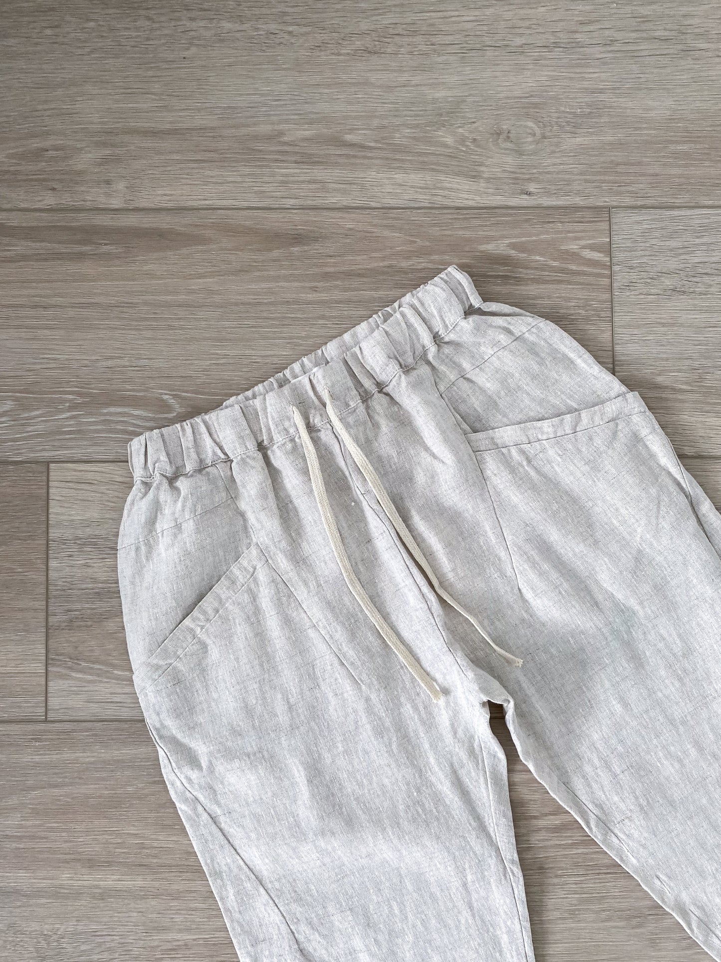 Little Lies Luxe Pants - Natural