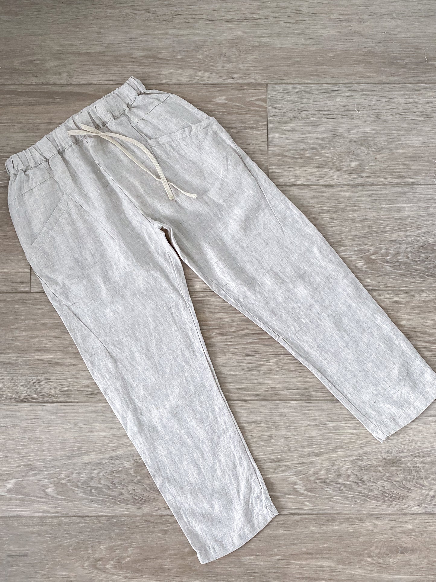 Little Lies Luxe Pants - Natural