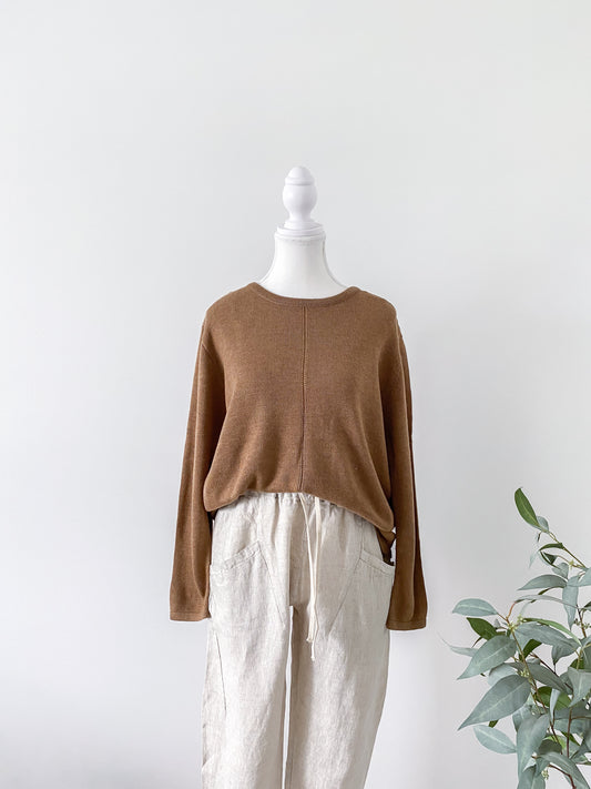 Little Lies Edie Knit - Caramel