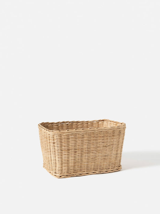Rectangle Rattan Basket Natural - Small