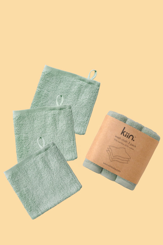 Wash Cloths 3 Pack - Sage