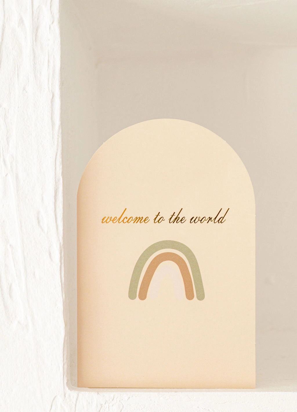 Welcome to the world Card