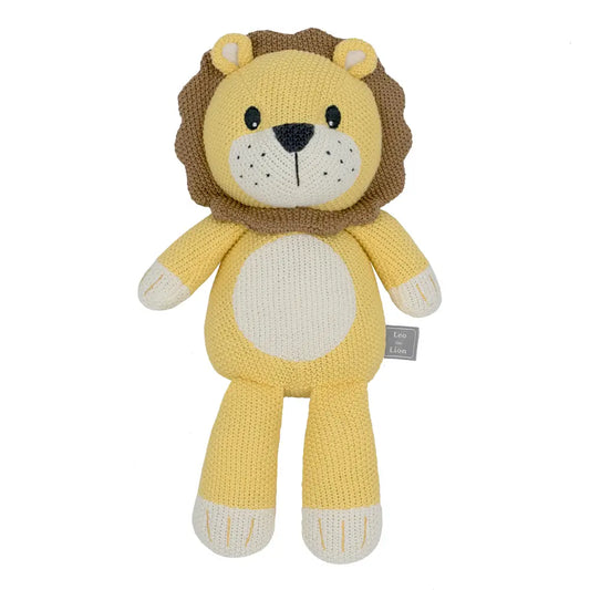 leo the Lion Knitted Toy