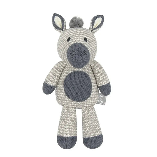 Zac the Zebra - Knitted Toy