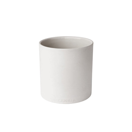 Cylinder Pot - White