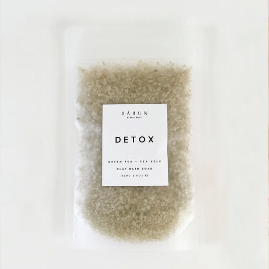 Detox Bath Soak - Green Tea & Sea Kelp - 230g Refill Bag