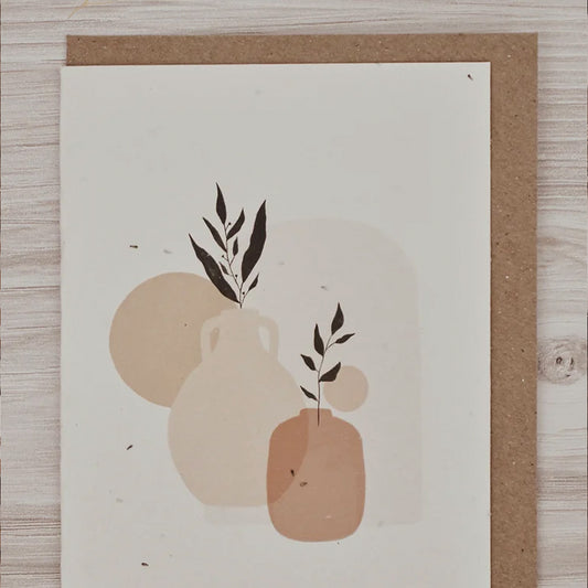 Earthy Arches Card - Plantable