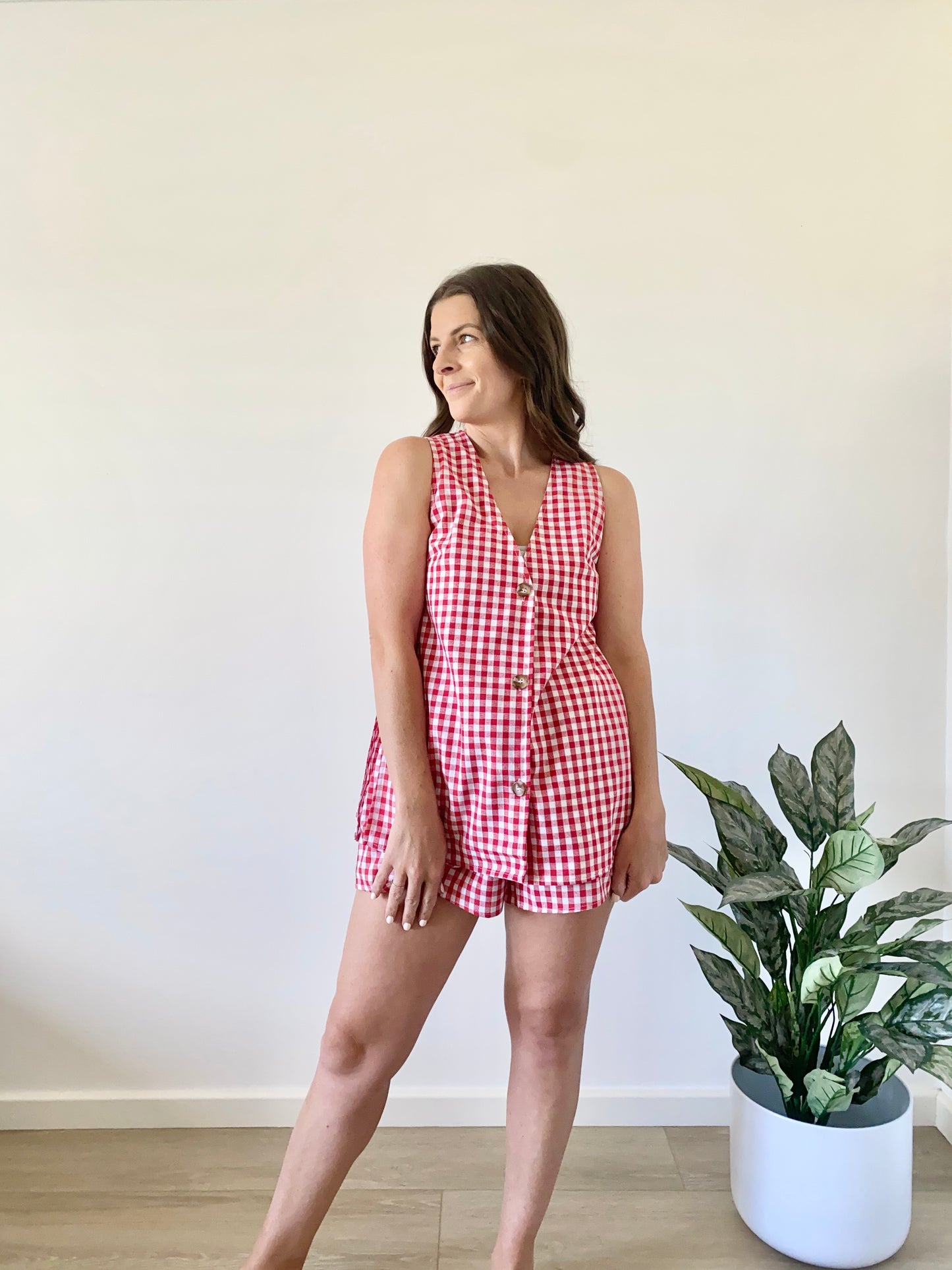 Florence Set - Red Gingham