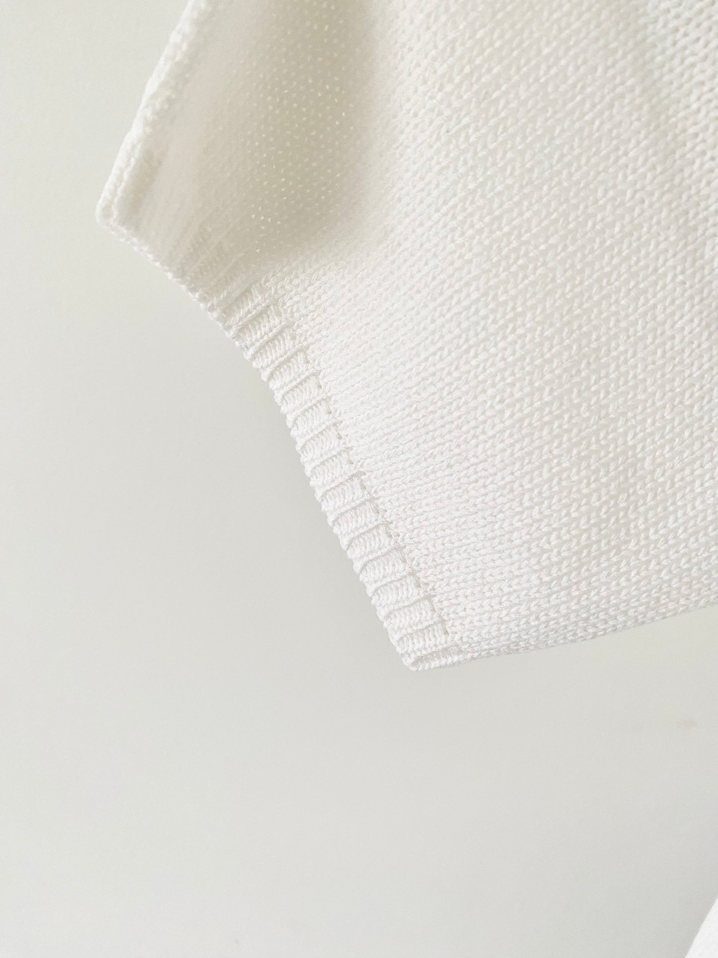 Summer Knit Tee - White