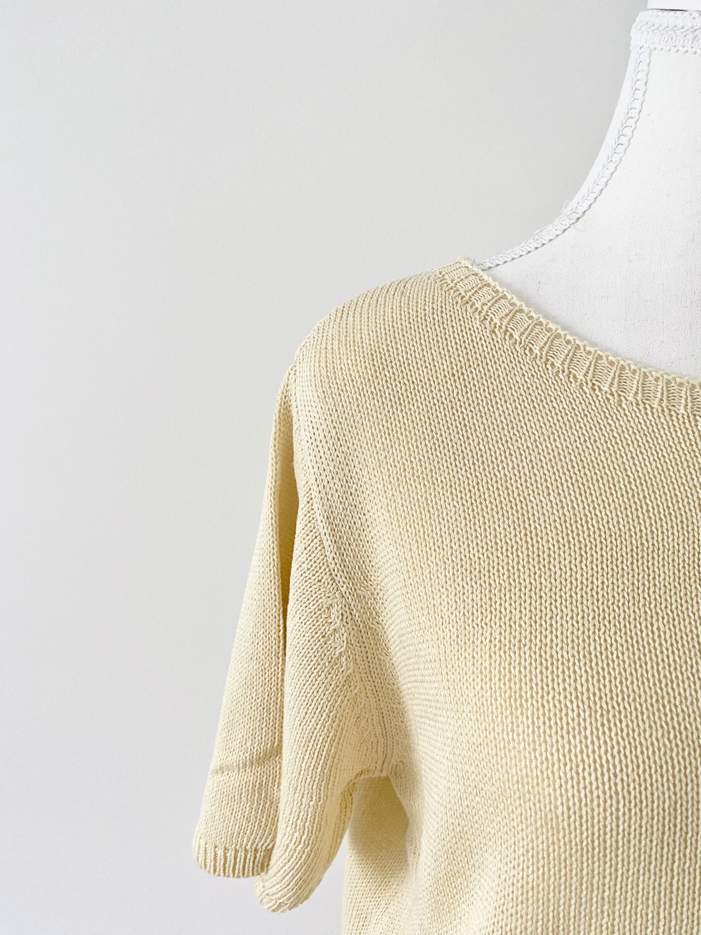 Summer Knit Tee - Lemon