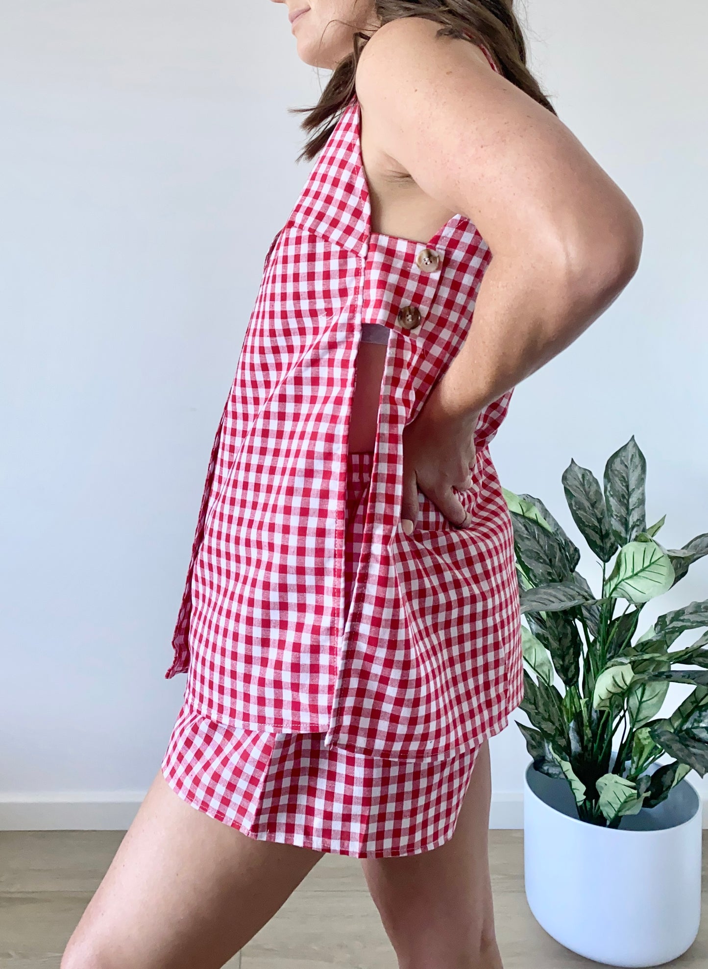 Florence Set - Red Gingham