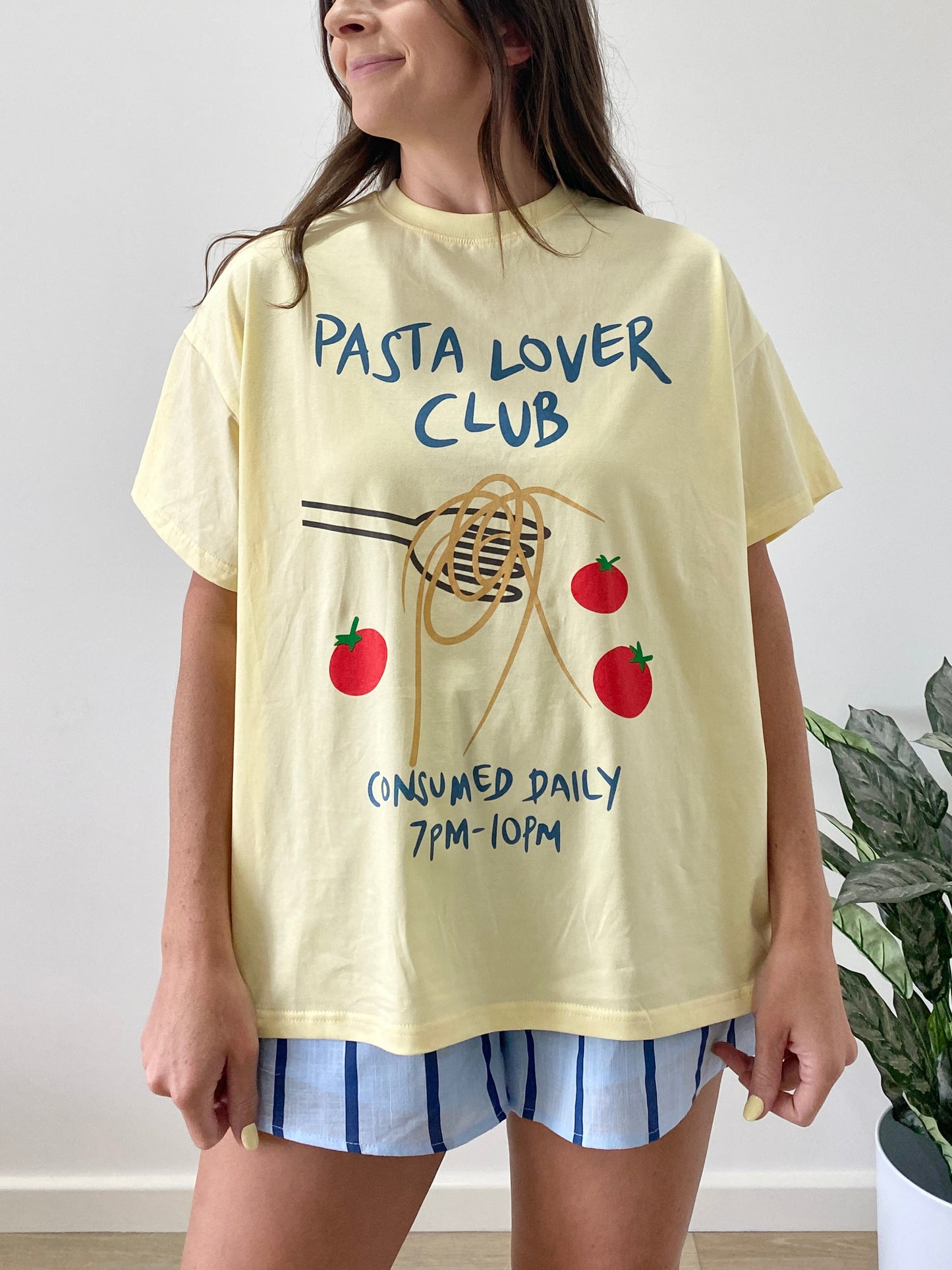 Yellow Pasta Lovers Tee