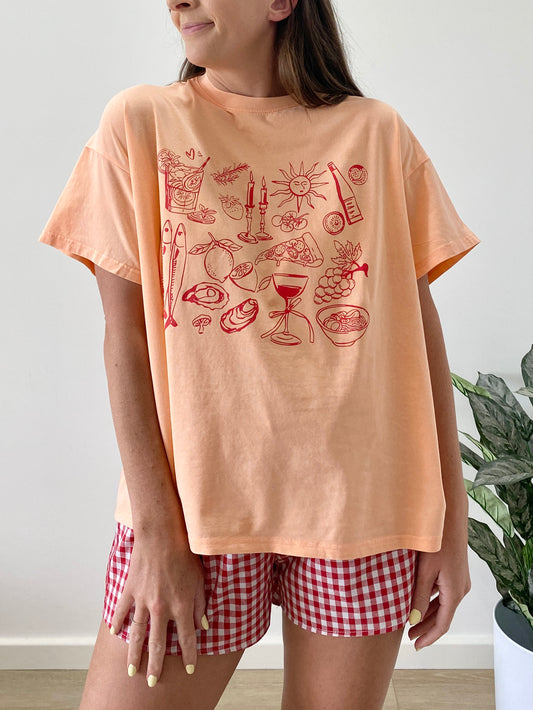 Peach Feast Tee