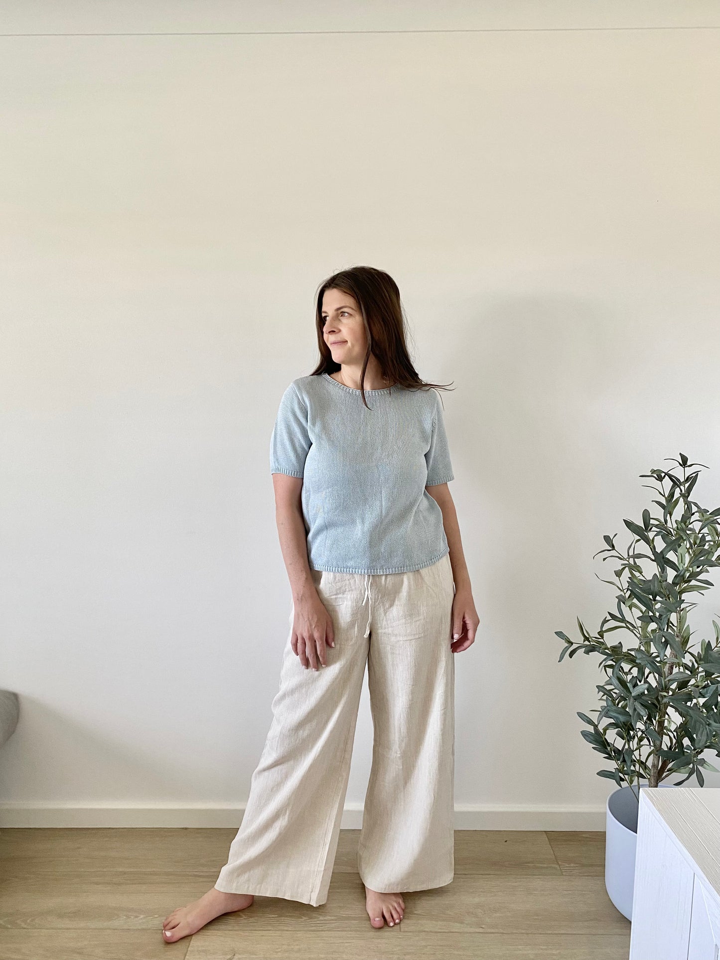 Little Lies Tara Pants - Natural