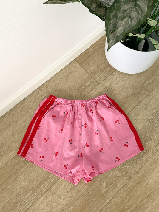 Pink Cherry Racer Shorts