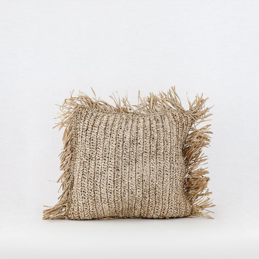 Lana Raffia Cushion - Small Square