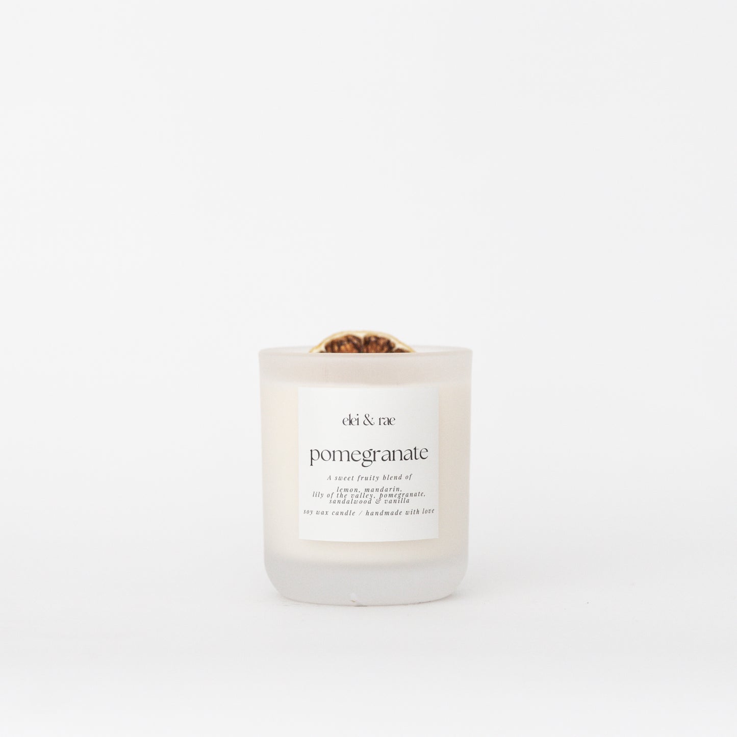 Elei + Rae Candle - Pomegranate Large