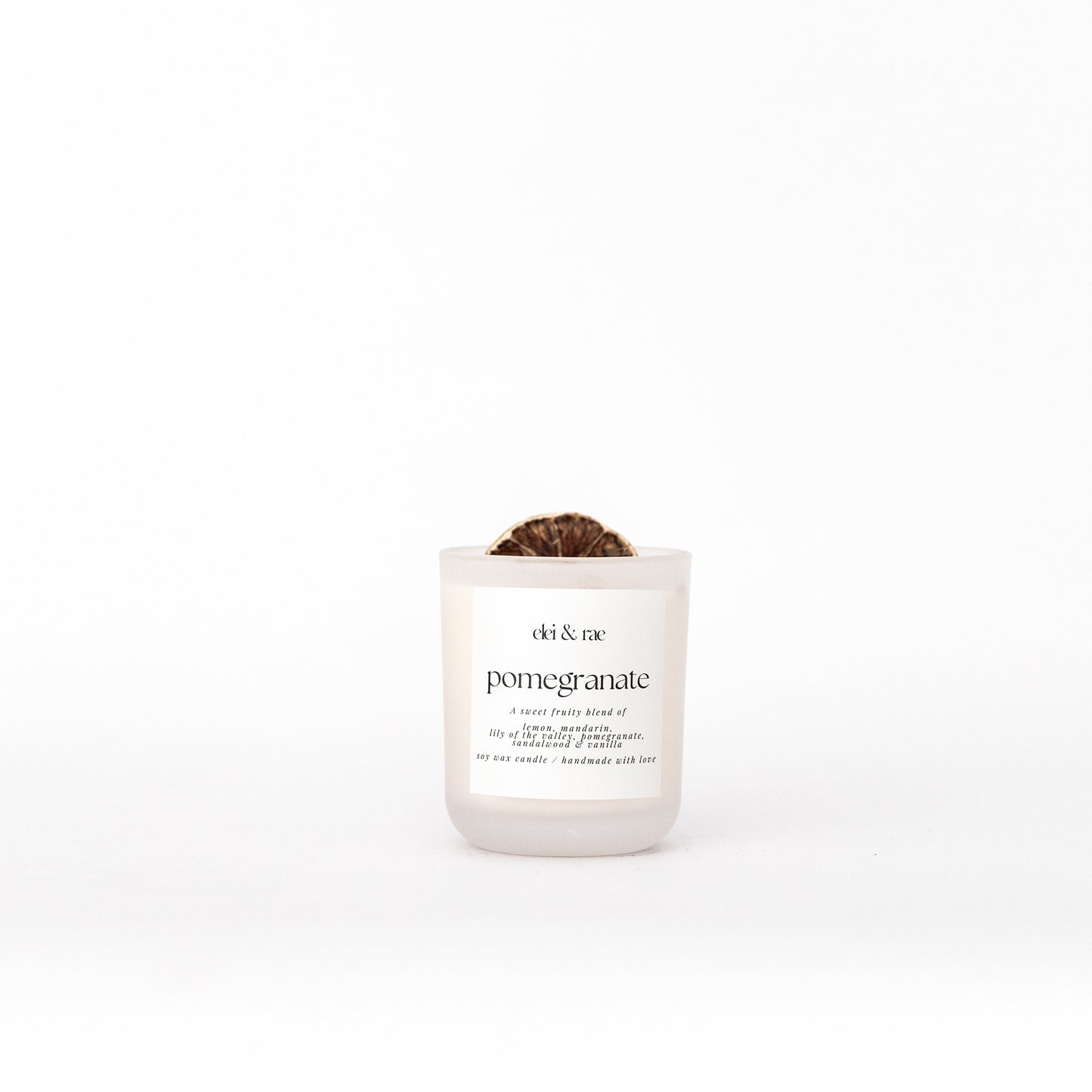 Elei + Rae Candle - Pomegranate Small