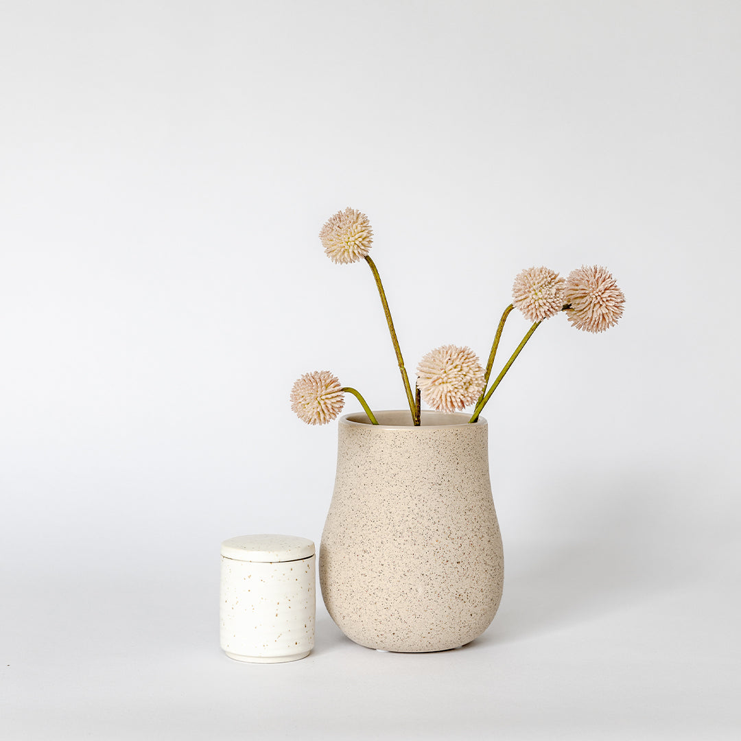 Medium Mona Vase - Almond