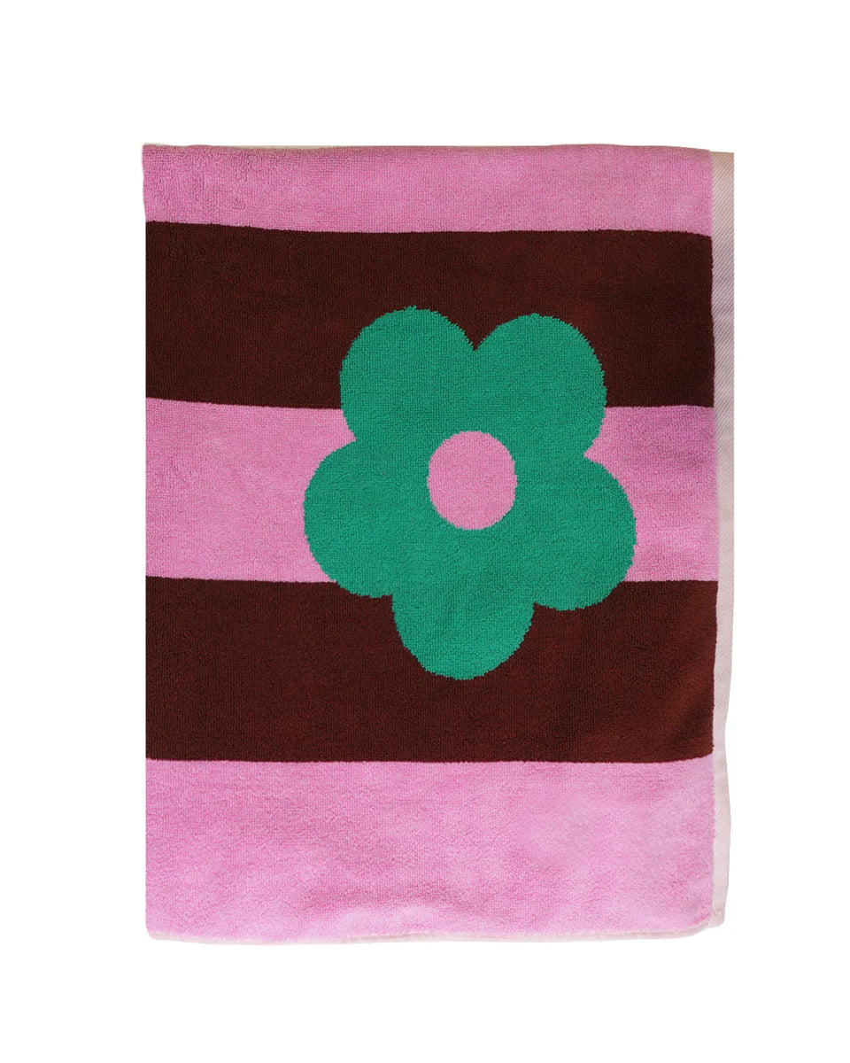 Premium Cotton Beach Towel - Rocky Road