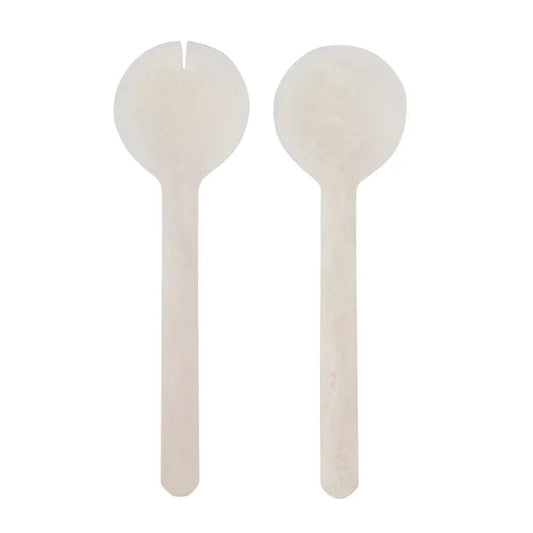 Kip Resin Salad Servers - Nude