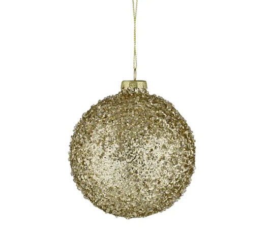 Goldie Bauble Glass - Gold