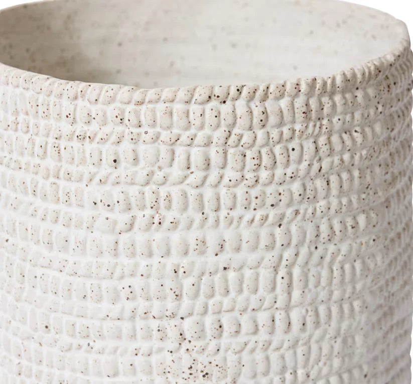 Aurora Cylinder Vase White