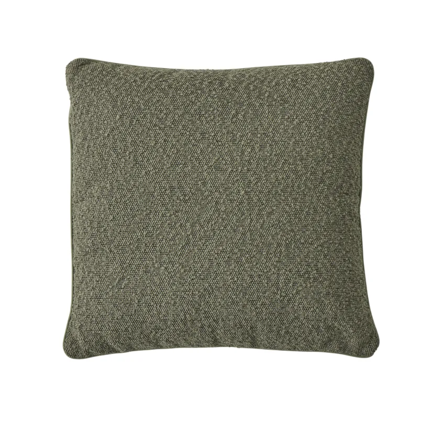 Cate Boucle Cushion - Olive