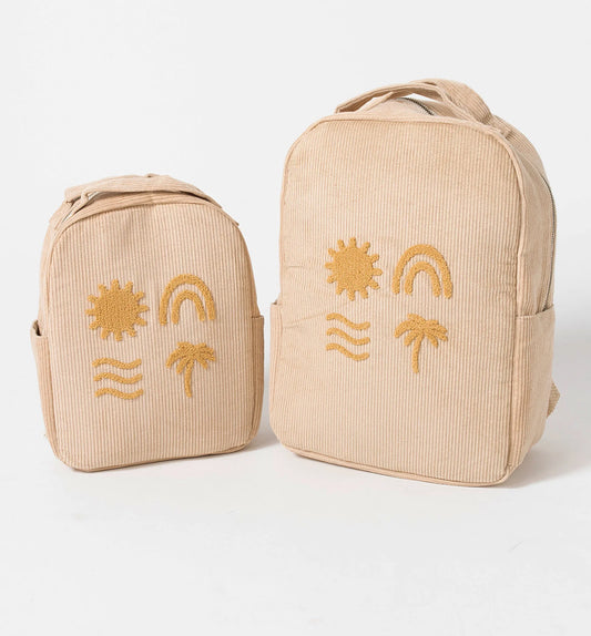 Mini Solstice Organic Backpack - Beige