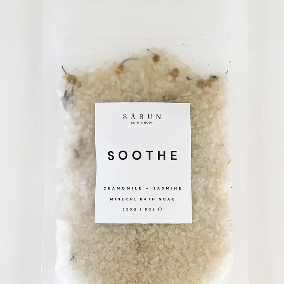Soothe Bath Soak - Chamomile & Jasmine 230g Refill Bag