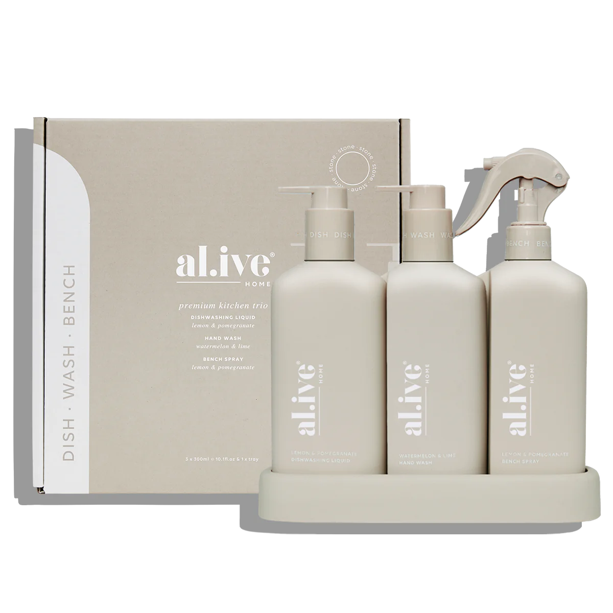 Al.ive Kitchen Trio - Natural Stone