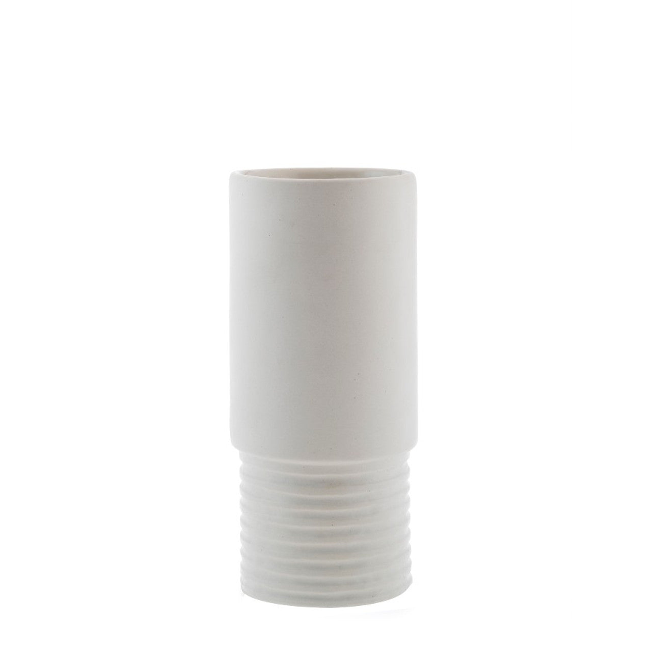 Tall Vase - Short White