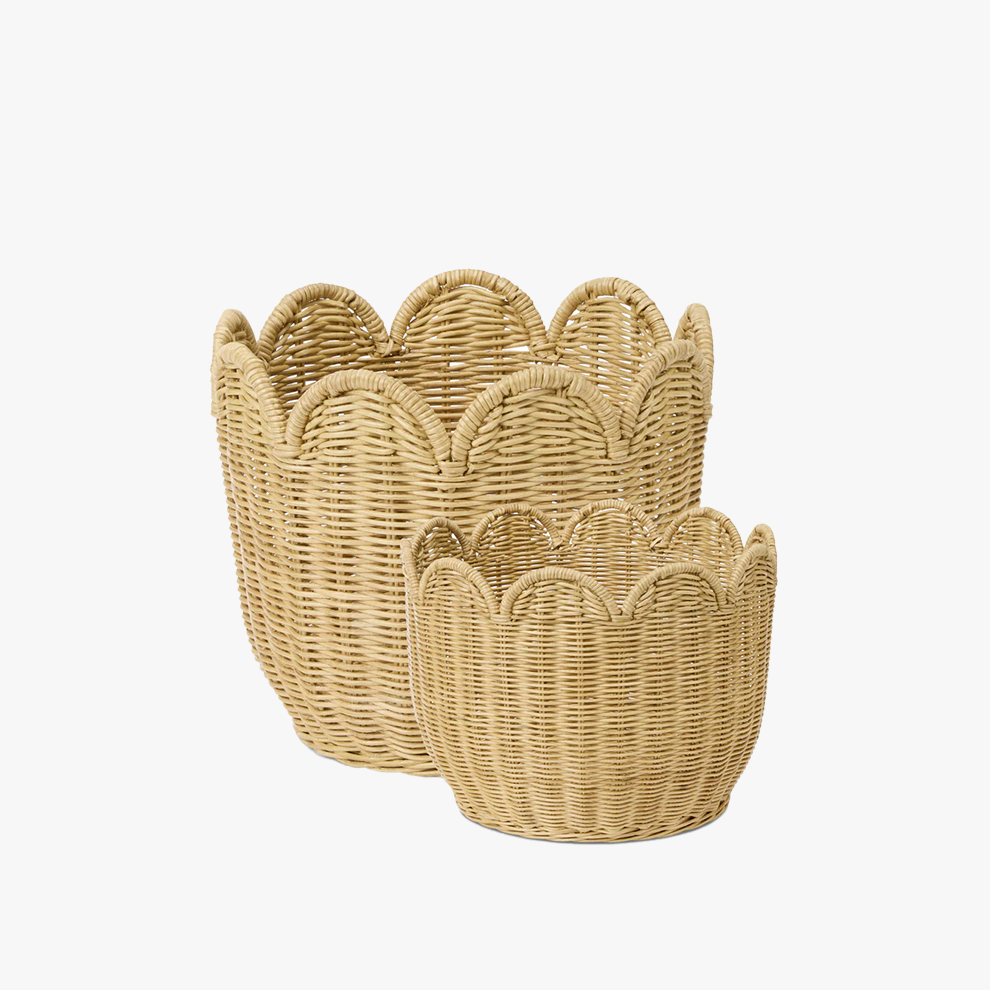 Mali Natural Rattan Basket - Large
