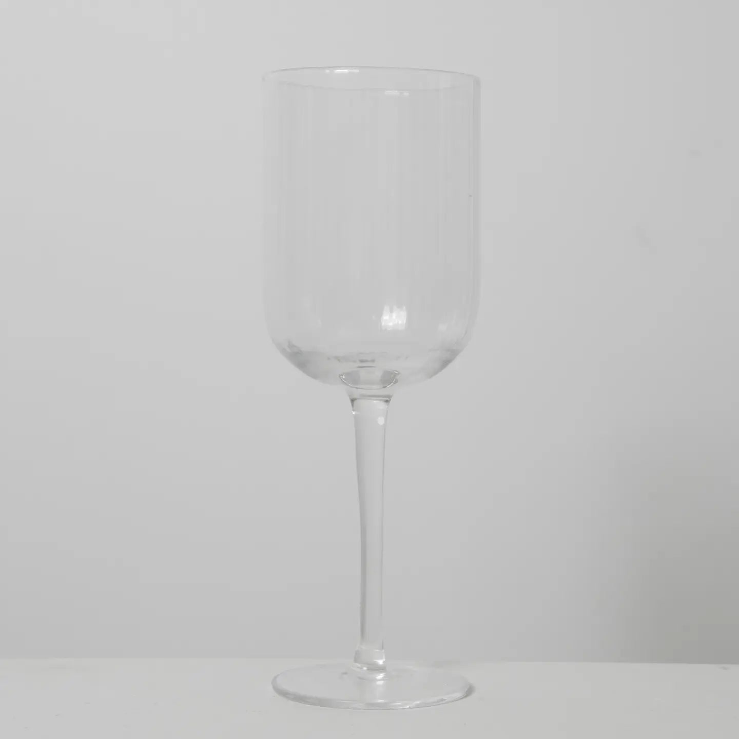 Ivy Ribbed Wine Glass - Set of 4