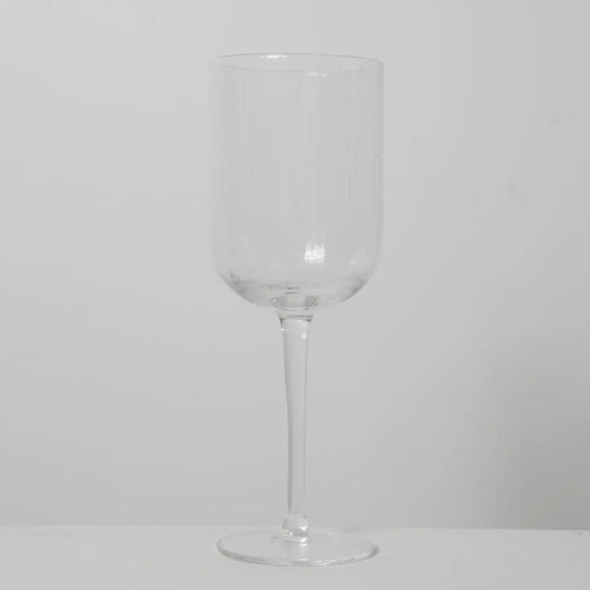 Ivy Ribbed Wine Glass - Set of 4