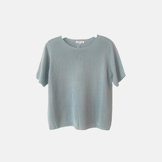 Little Lies Summer Knit Tee - Blue