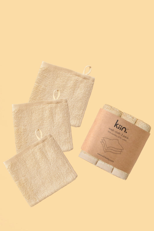 Wash Cloths 3 Pack - Oat