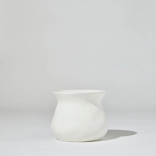 Tubby Vase Large - Snow