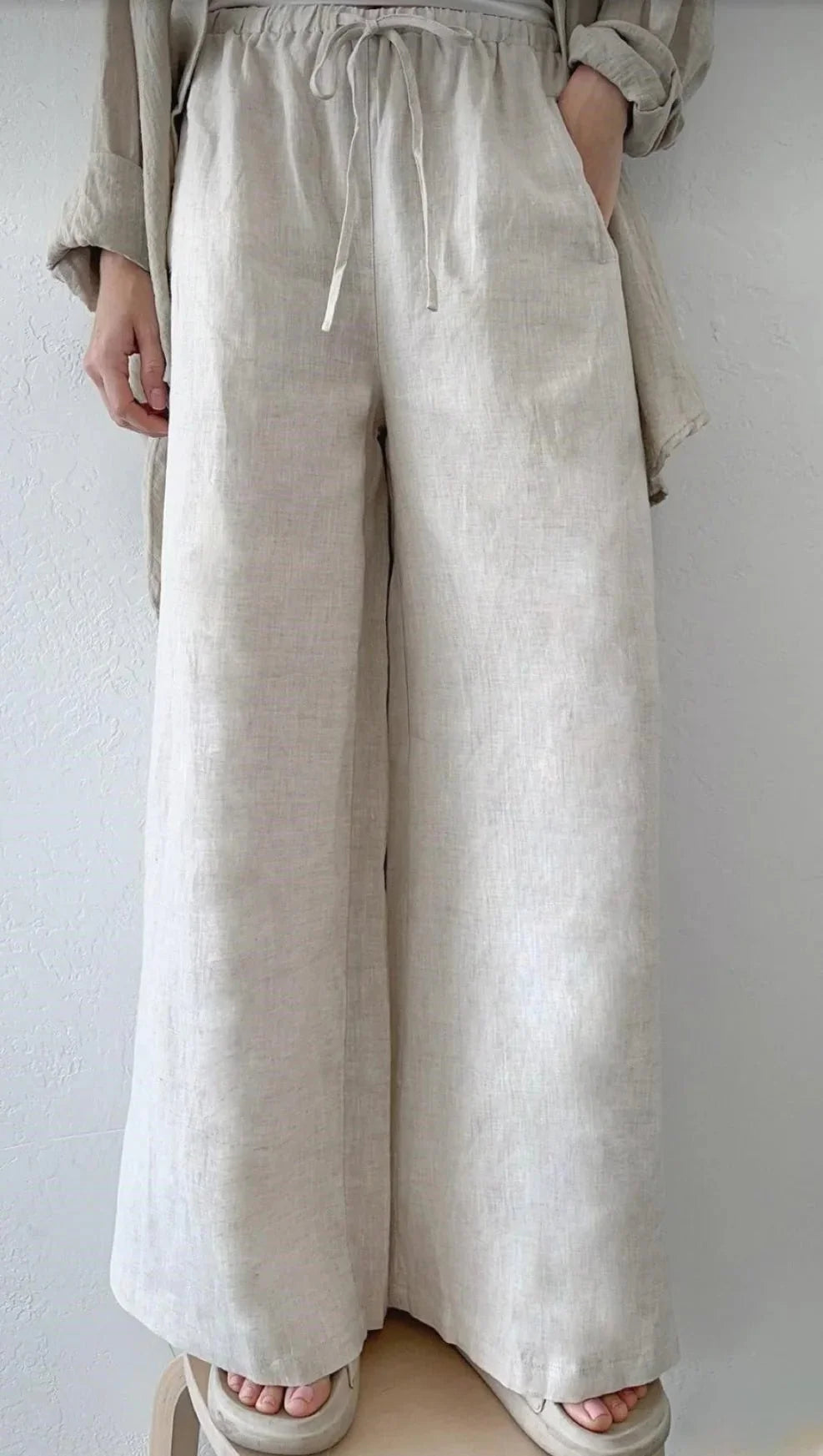 Little Lies Tara Pants - Natural