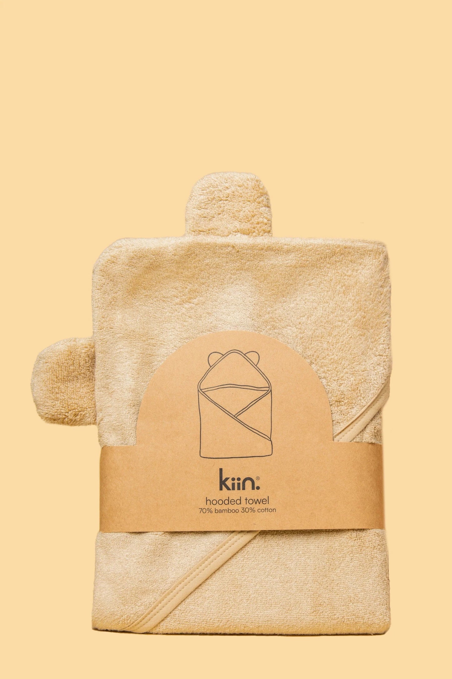 Hooded Towel - Oat