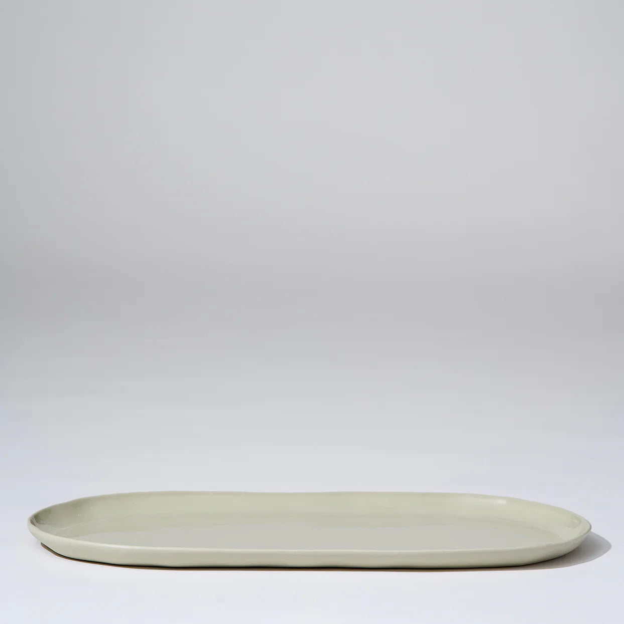 Cloud Oval Plate - Large - Chalk