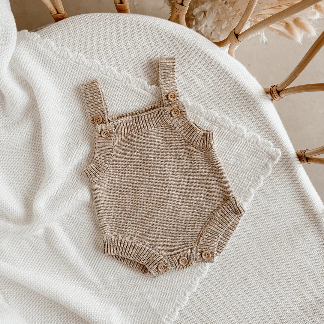 Fawn Singlet Knit Romper