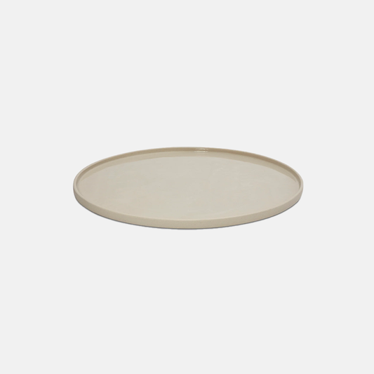 Cloud Round Platter - Chalk