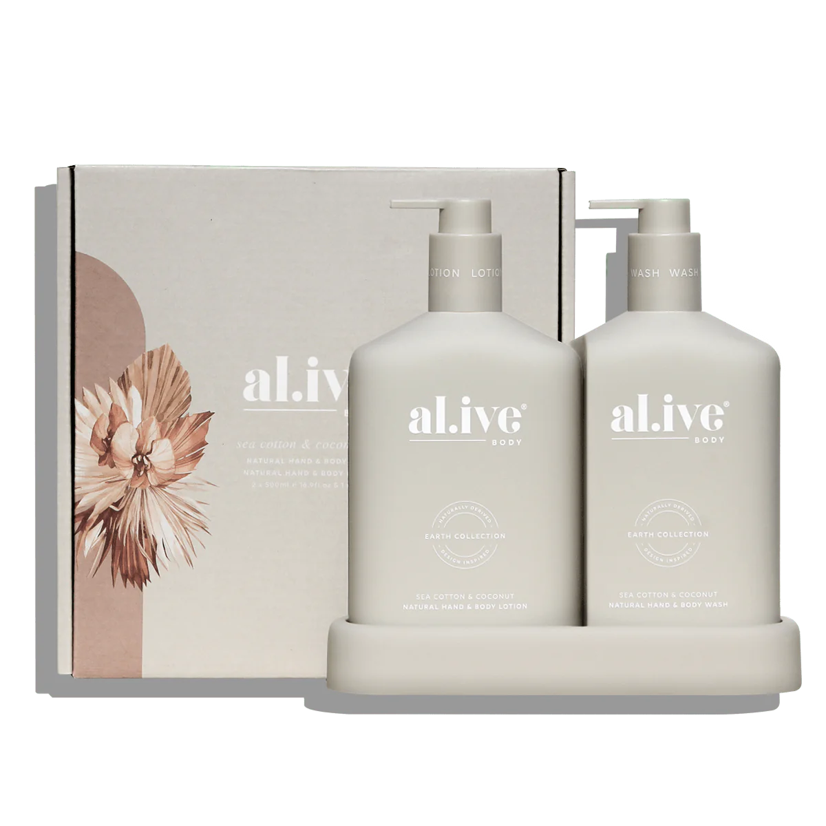 Al.ive Wash + Lotion Duo - Sea Cotton + Coconut