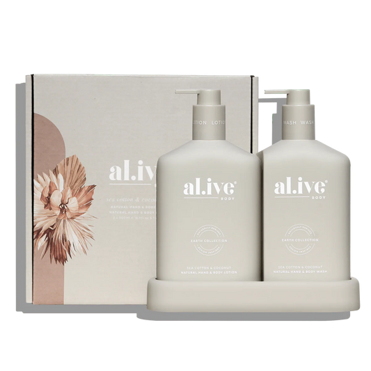 Al.ive Wash + Lotion Duo - Sea Cotton + Coconut